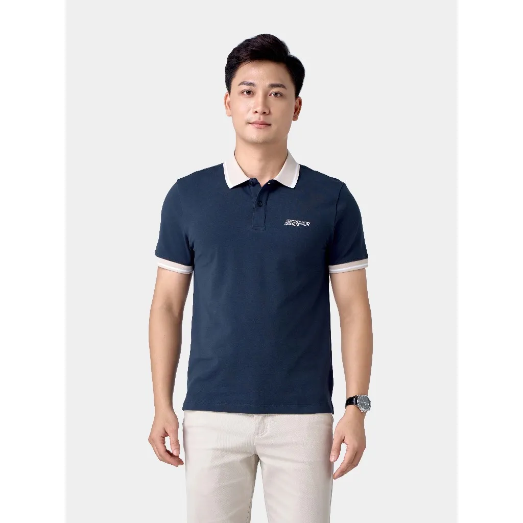 Ảnh Áo Polo Nam 5S Fashion Chất Liệu Thoáng Mát, Thiết Kế Phối Màu Cổ Lịch Lãm APC24025 1