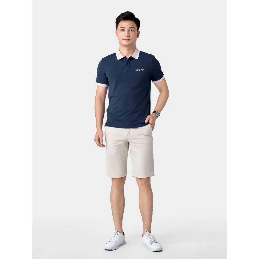 Ảnh Áo Polo Nam 5S Fashion Chất Liệu Thoáng Mát, Thiết Kế Phối Màu Cổ Lịch Lãm APC24025 3