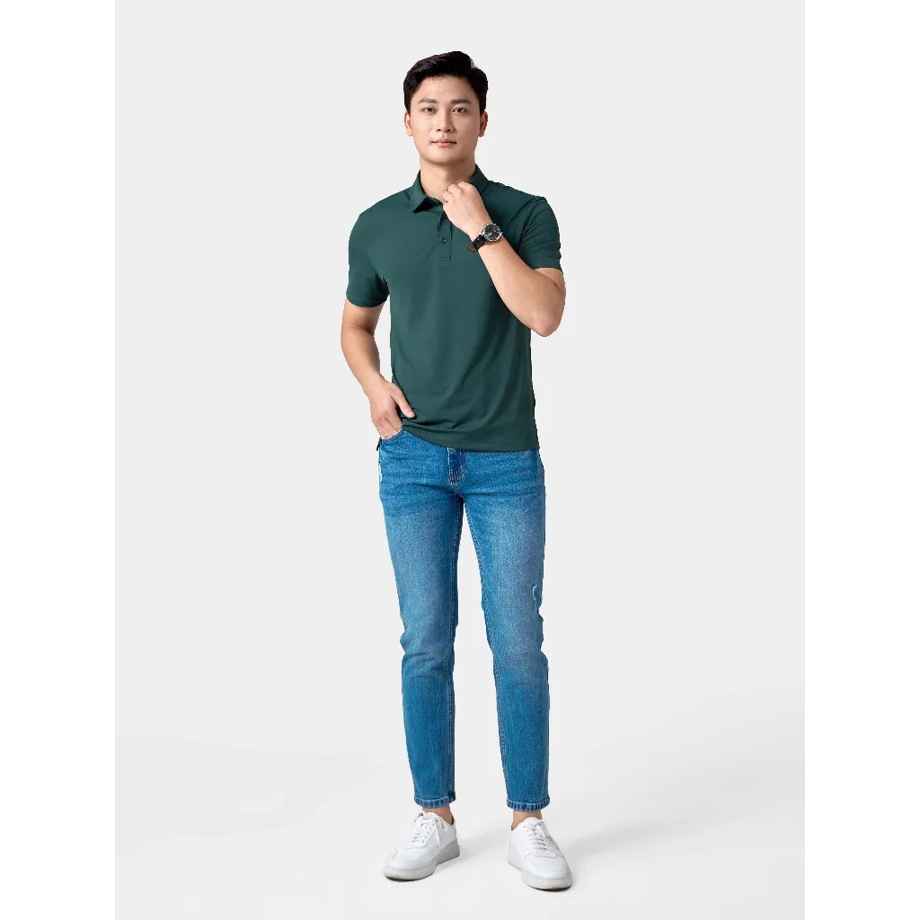 Ảnh Áo Polo Nam 5S FASHION Phong Cách Thể Thao, Chất Liệu Nhẹ Mát APC24018 1