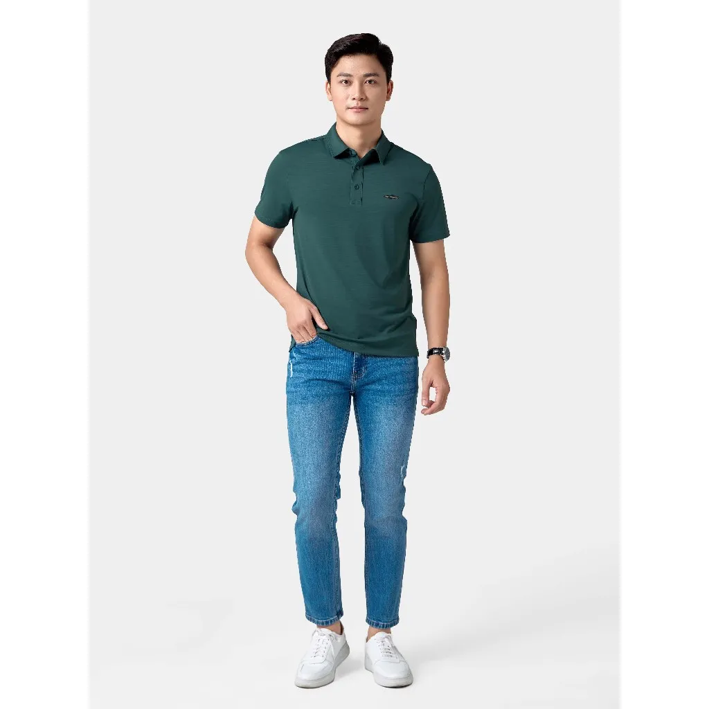 Ảnh Áo Polo Nam 5S FASHION Phong Cách Thể Thao, Chất Liệu Nhẹ Mát APC24018 2