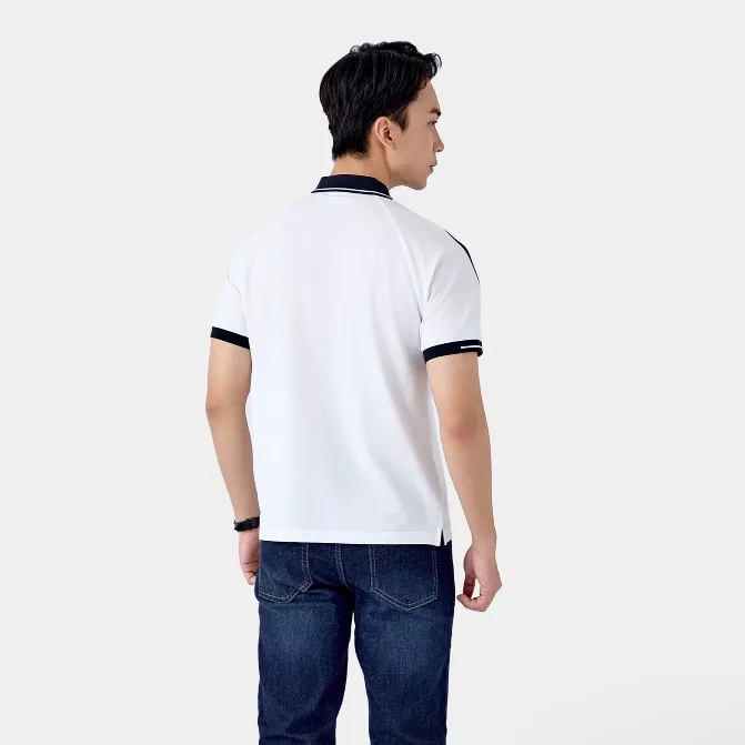 Ảnh Áo Polo Nam 5S FASHION Tay Raglan Phối Màu Chất Liệu Mát Thoáng Khí, Phom Slimfit APC25028 4