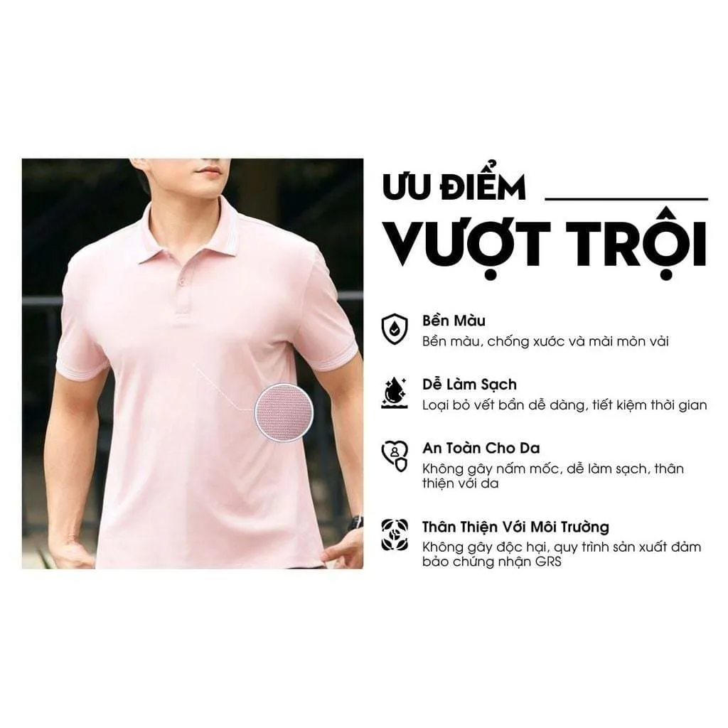 Ảnh Áo Polo Nam 8APCT467 Biluxury Thời Trang Nam Áo Polo Cotton Phom Slimfit Co Giãn Thoải Mái 3