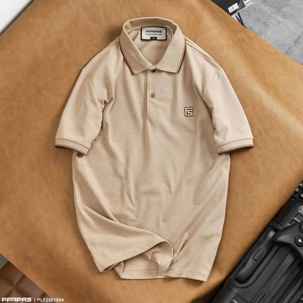 Ảnh Áo Polo Nam Again Chất Cá Sấu Co Giãn Đa Chiều Thấm Hút Form Regular Chính Hãng Fapas 3