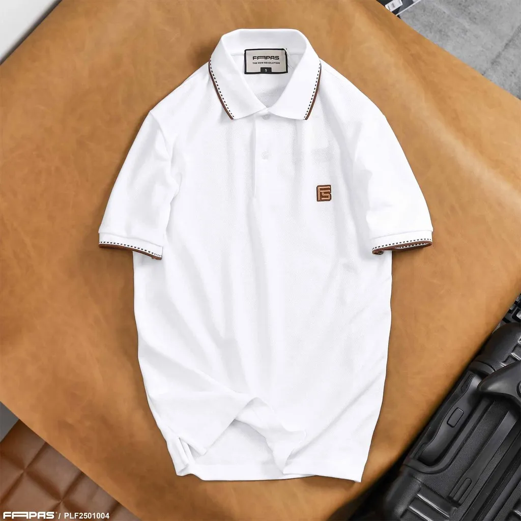 Ảnh Áo Polo Nam Again Chất Cá Sấu Co Giãn Đa Chiều Thấm Hút Form Regular Chính Hãng Fapas 4