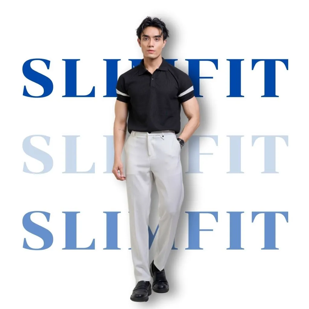 Ảnh Áo Polo Nam AKUBA Chất Vải Cotton Dày Dặn, Tay Ngắn Phối Sọc Ngang, Form Slimfit | 01HE1248 4