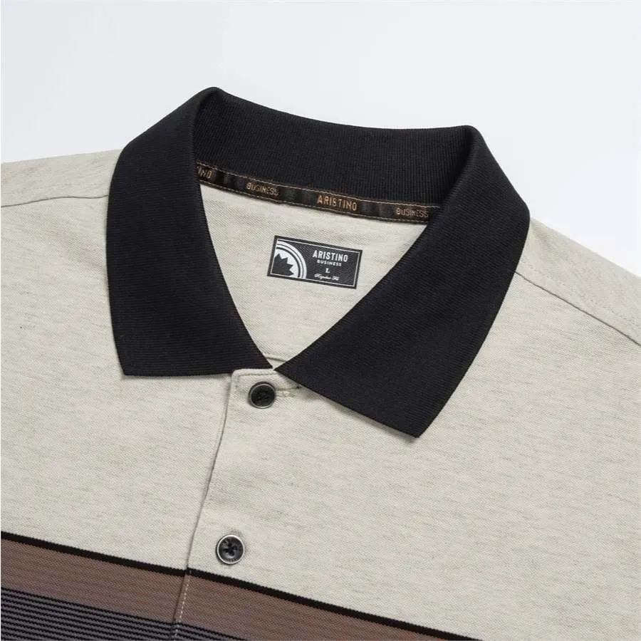 Ảnh Áo Polo Nam Aristino Business Cotton Regular Fit 1PS044AZ 4