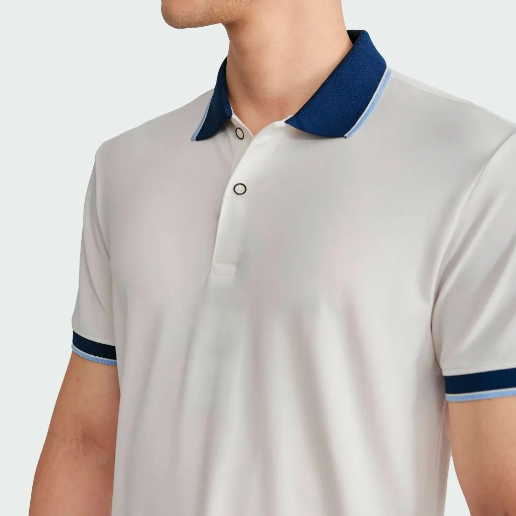 Ảnh Áo Polo Nam Aristino Insidemen Regular Fit IPS066S2 suông nhẹ thoải mái cử động nhưng vẫn tôn dáng khi mặc 3