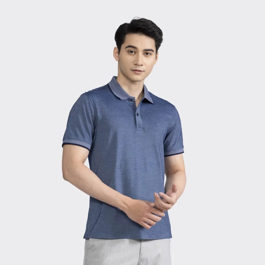 Ảnh Áo Polo Nam Aristino Insidemen Cotton Regular IPS005S2 phom dáng suông nhẹ, thiết kế khỏe khoắn, trẻ trung và năng động 2