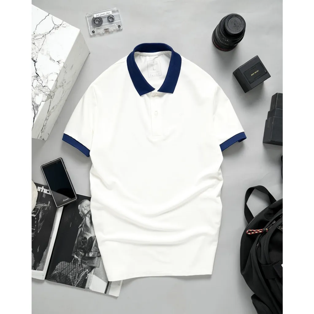 Ảnh Áo polo nam basic ngắn tay cao cấp Gapazi chất vải chống nhăn, thoáng mát, phong cách đơn giản, thời thượng GAP.001-010 1