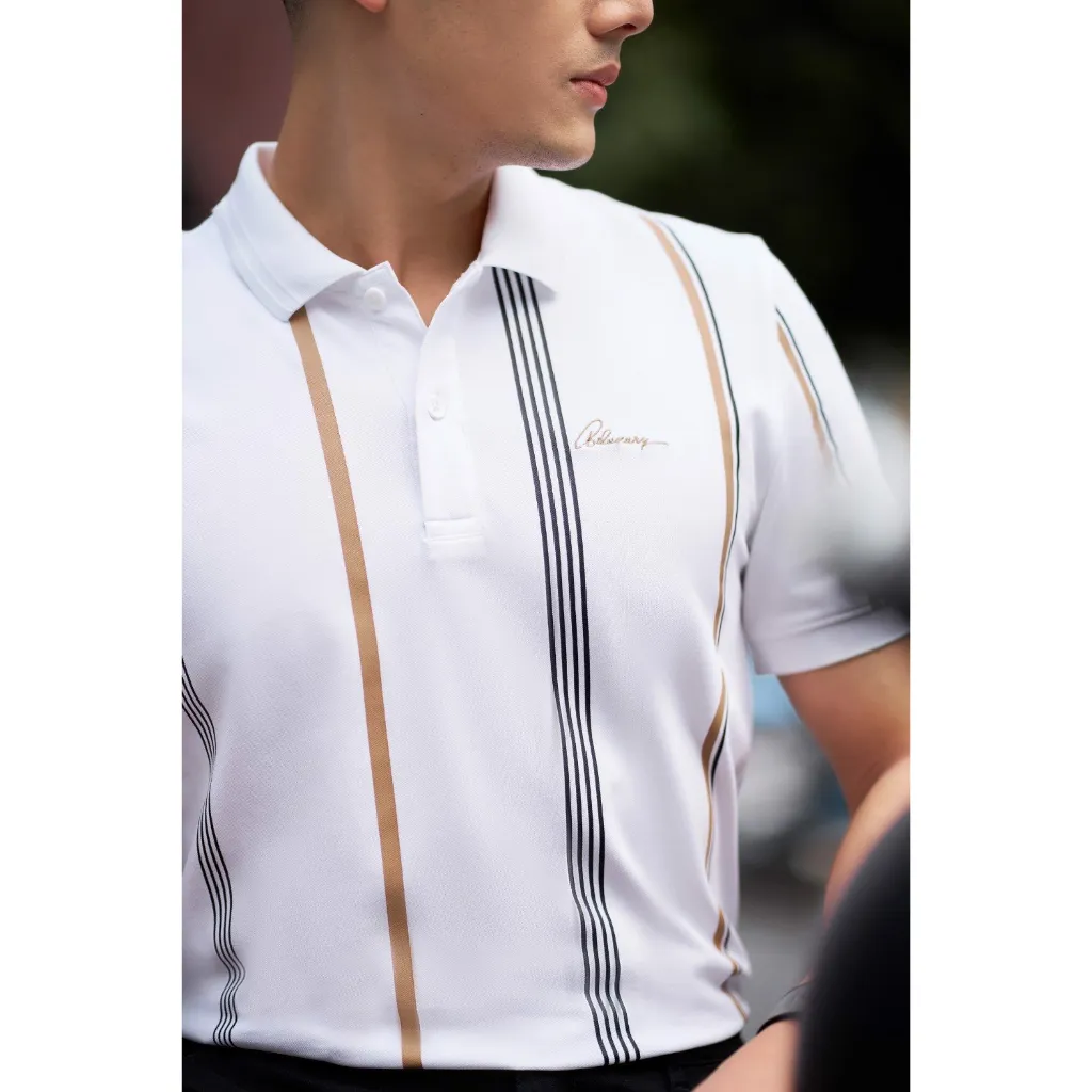 Ảnh Áo Polo Nam Biluxury Polo Nam Sọc  Áo Polo Biluxury 7APCH024 phong cách trẻ trung năng động 4