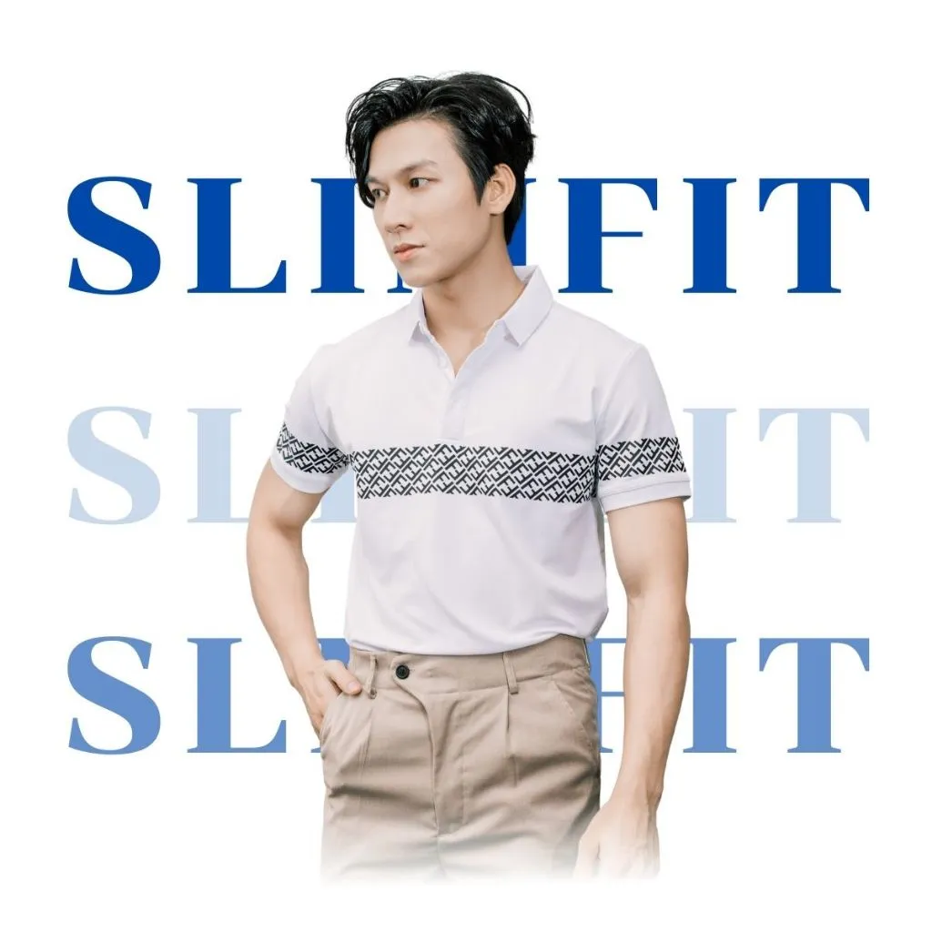 Ảnh Áo polo nam cao cấp AKUBA vải cá sấu thoáng mát, mềm mại, form slimfit | 01J0606 4