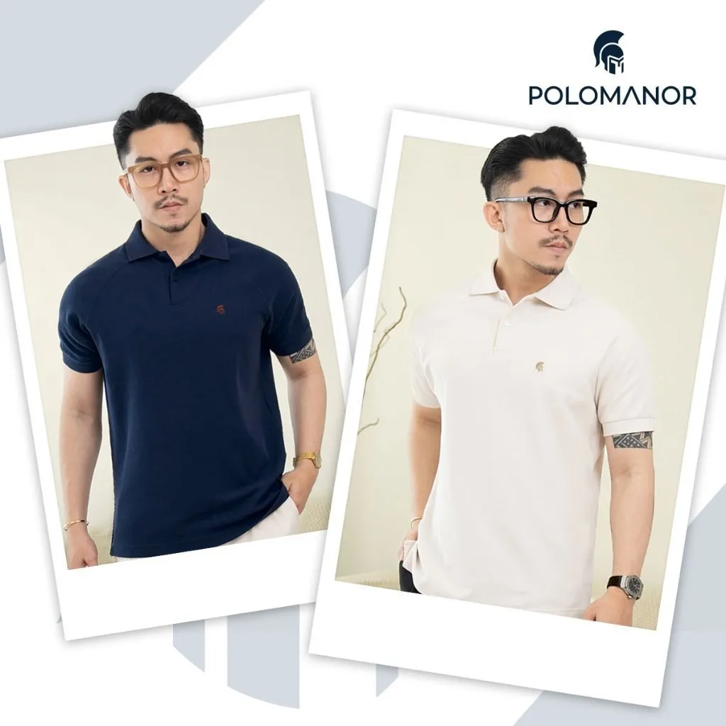 Ảnh Áo polo nam cao cấp BASIC DIAMOND, chất liệu mới CVC Diamond, thanh lịch sang trọng - POLOMANOR 3