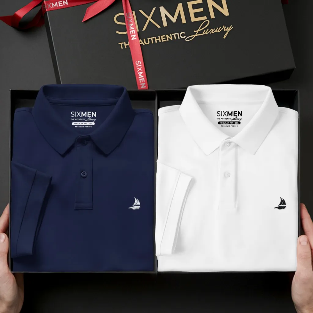 Ảnh Áo polo nam cao cấp BASOR [Tặng Hộp Gói Quà] Vải cá sấu FeelMax thoáng mát, sang trọng - SIXMEN 4