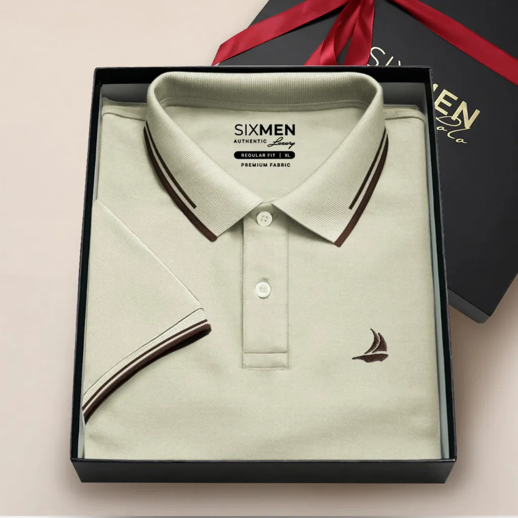 Ảnh Áo polo nam cao cấp có cổ GALIO [Tặng Kèm Hộp Quà] Vải cá sấu FeelMax thoáng mát - SIXMEN 1