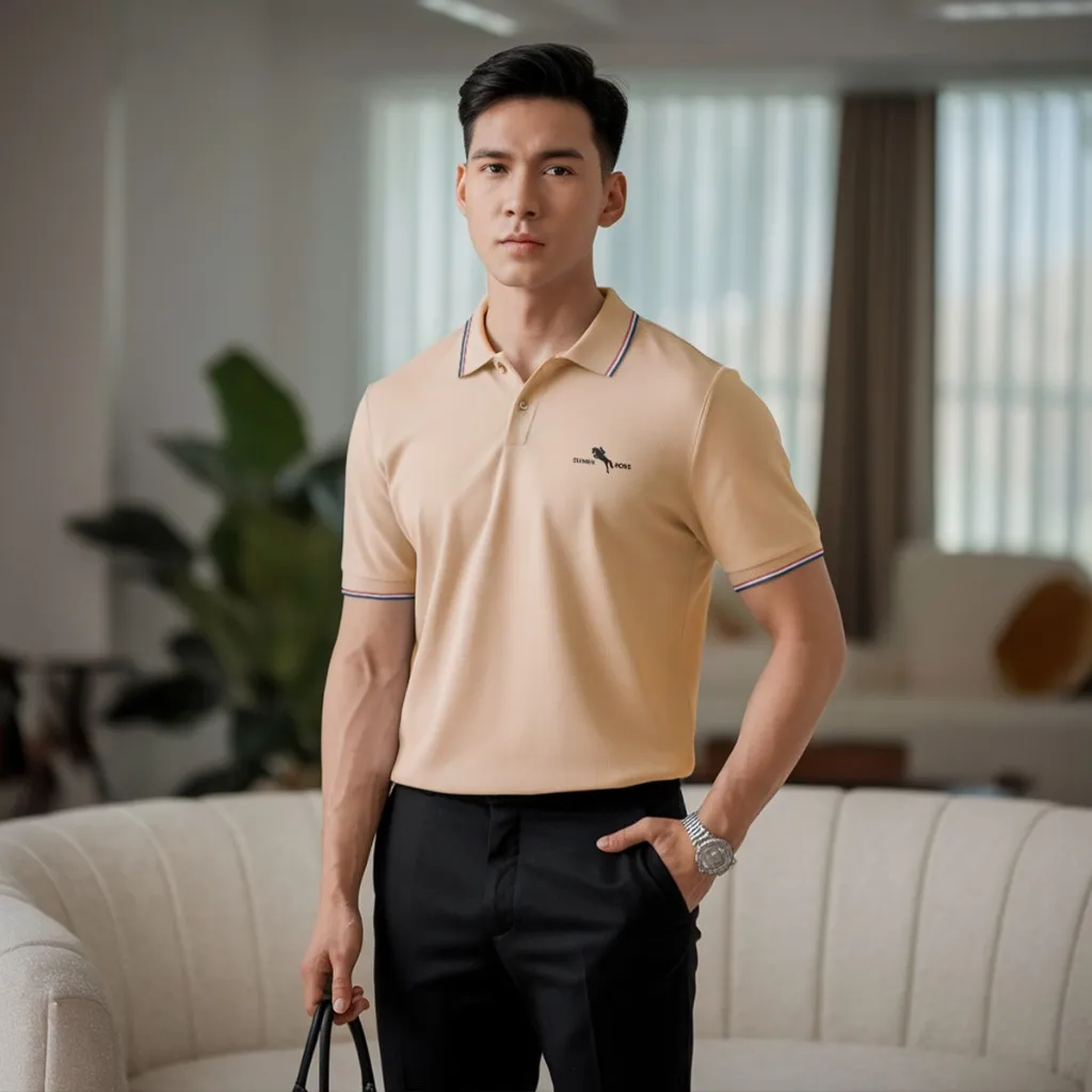 Ảnh Áo polo nam cao cấp có cổ [Tặng Kèm Hộp Quà] SIXMEN - 3RIM HORSE - Polo vải FeelMax thoáng mát 2