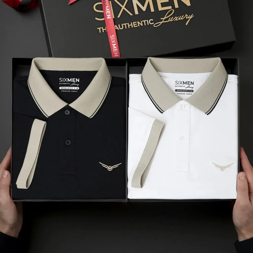 Ảnh Áo polo nam cao cấp DAVIN EAGLE [Tặng Kèm Hộp Quà Xịn] Vải FeelMax thoáng mát, thanh lịch - SIXMEN 4