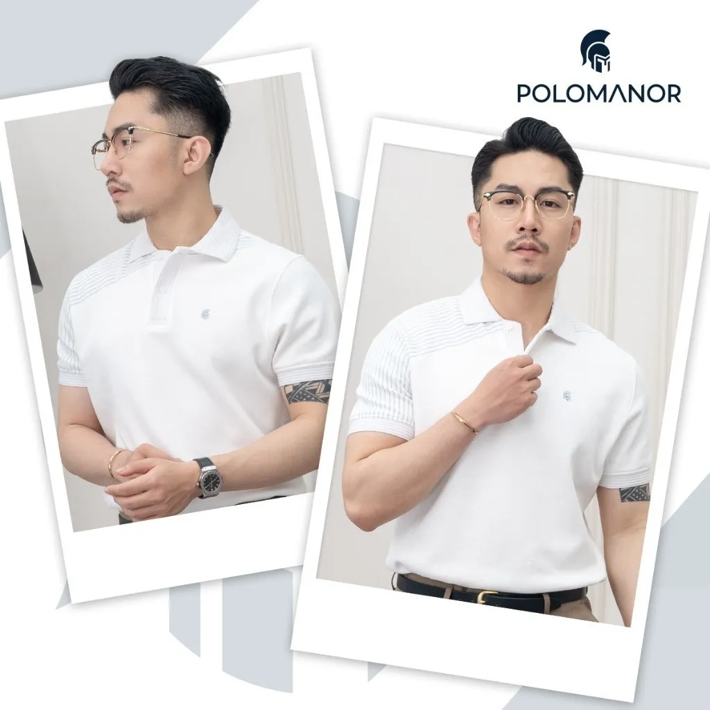 Ảnh Áo polo nam cao cấp ELON, BST SÁNH ĐÔI, vải cá sấu cotton interlock, thanh lịch, sang trọng - POLOMANOR 3