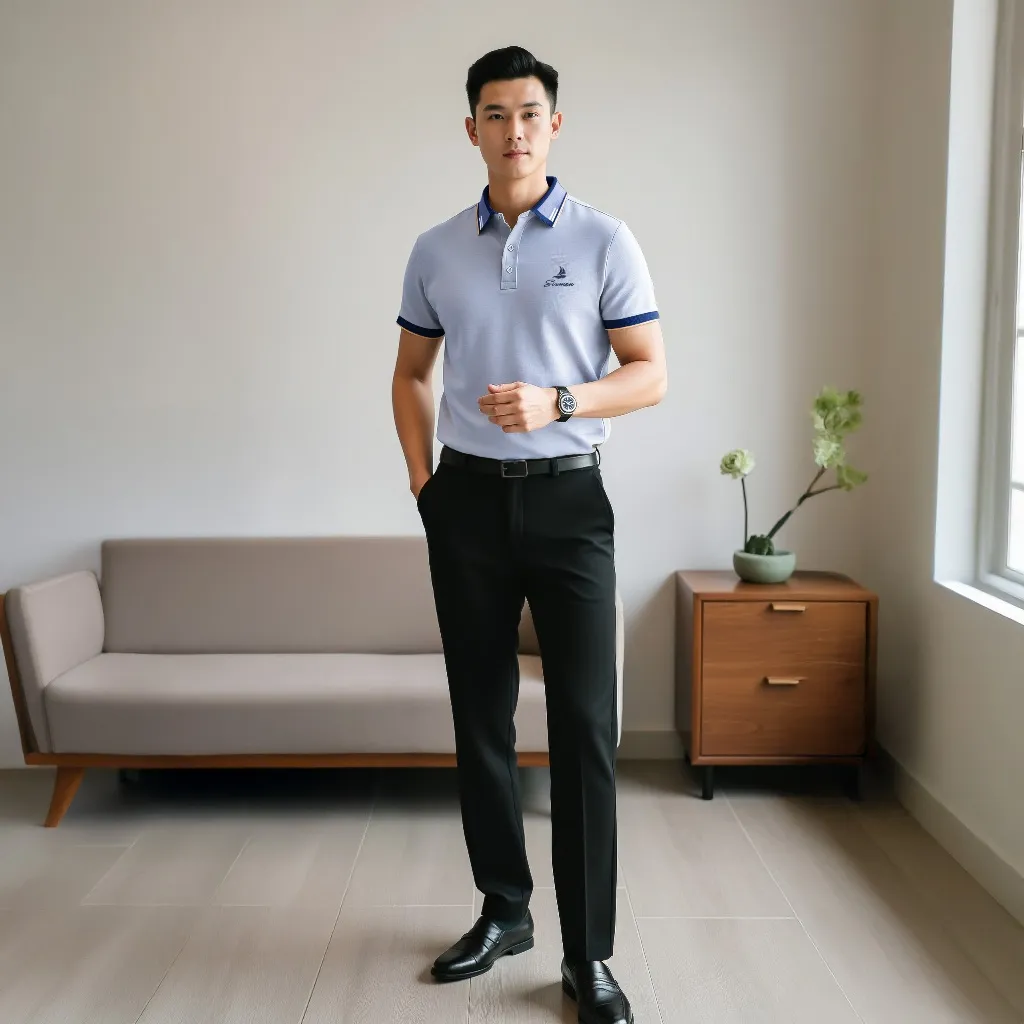 Ảnh Áo polo nam cao cấp FAVOR [Tặng Kèm Hộp Quà] Vải cá sấu FeelMax thoáng mát, sang trọng - SIXMEN 3