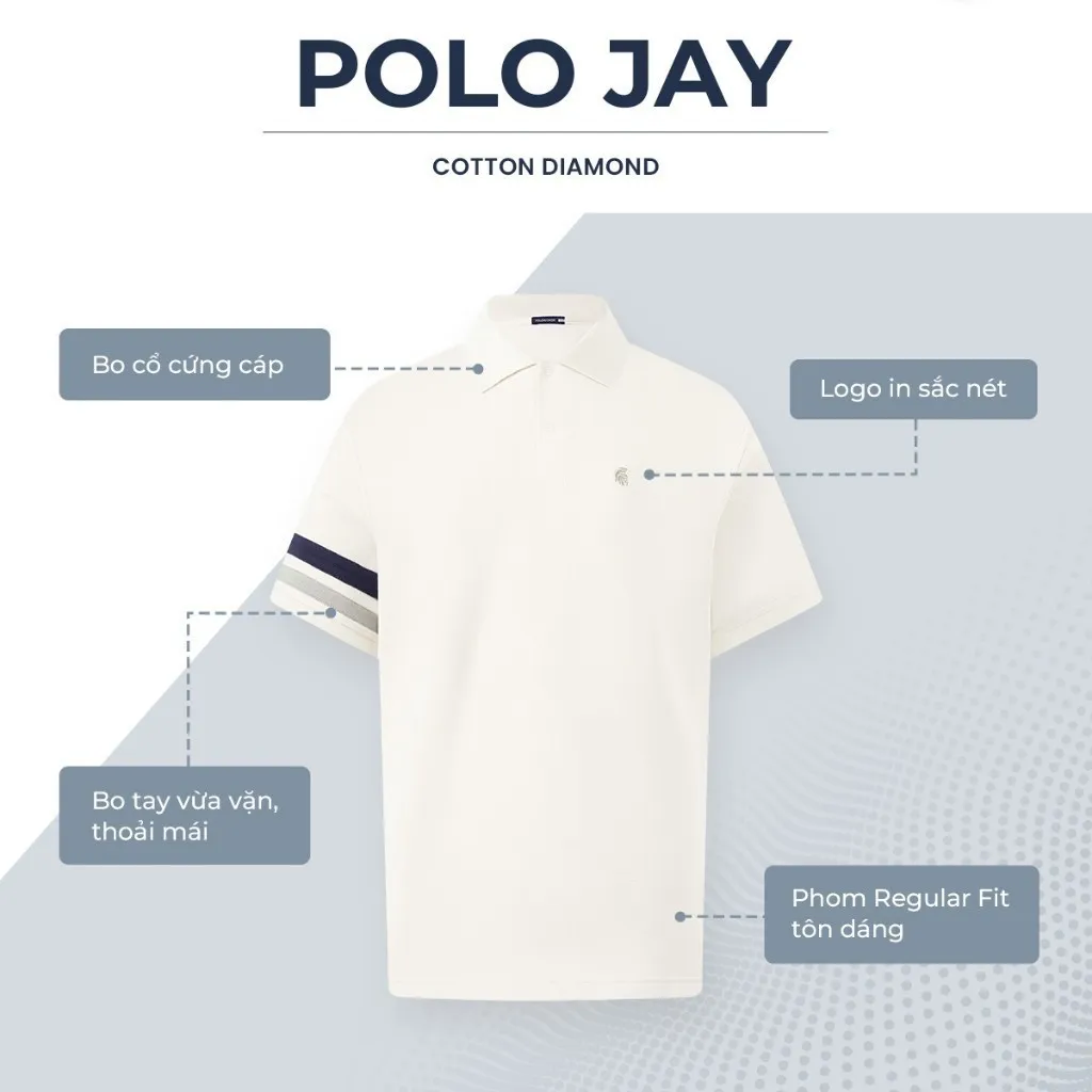 Ảnh Áo polo nam cao cấp JAY, BST SÁNH ĐÔI, vải cá sấu cotton interlock, thanh lịch, sang trọng - POLOMANOR 4