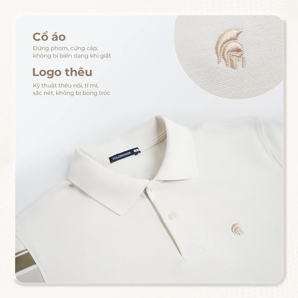 Ảnh Áo polo nam cao cấp SIMON, chất liệu mới CVC Diamond, thanh lịch sang trọng - POLOMANOR 3