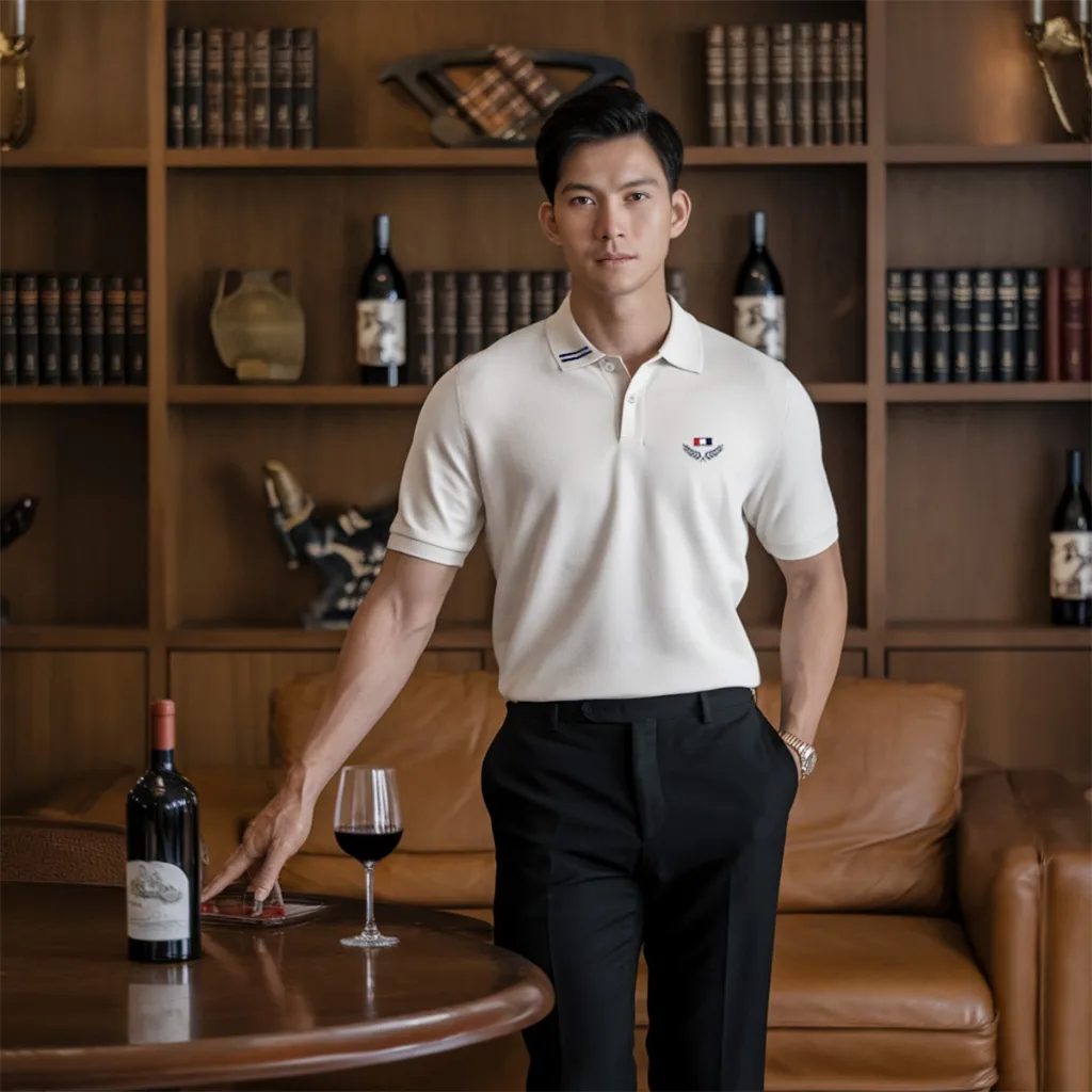 Ảnh Áo polo nam cao cấp VICTORY [Tặng Kèm Hộp Quà] Vải cá sấu FeelMax thoáng mát, sang trọng - SIXMEN 3