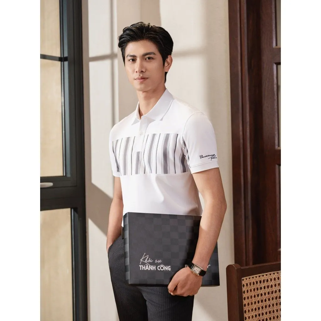 Ảnh Áo Polo Nam Chất Liệu Polyester 9APCT506TRK, Polo Thiết Kế Biluxury 2
