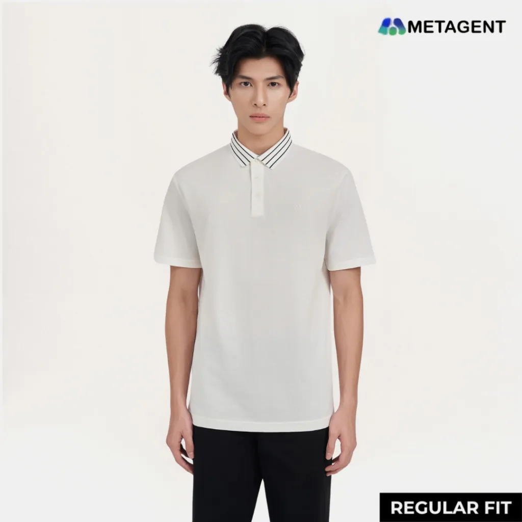 Ảnh Áo Polo nam chất liệu SUPIMA COTTON cao cấp Metagent MS 57E4209 3
