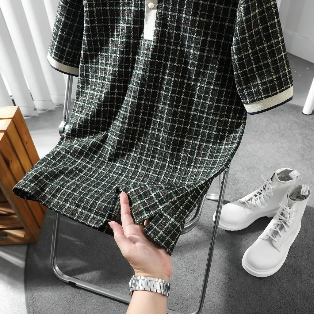 Ảnh Áo Polo Nam Christmas Vibe The Checked, Chất Vải Cotton blend Thoải Mái, PL0157, SOMEHOW 4
