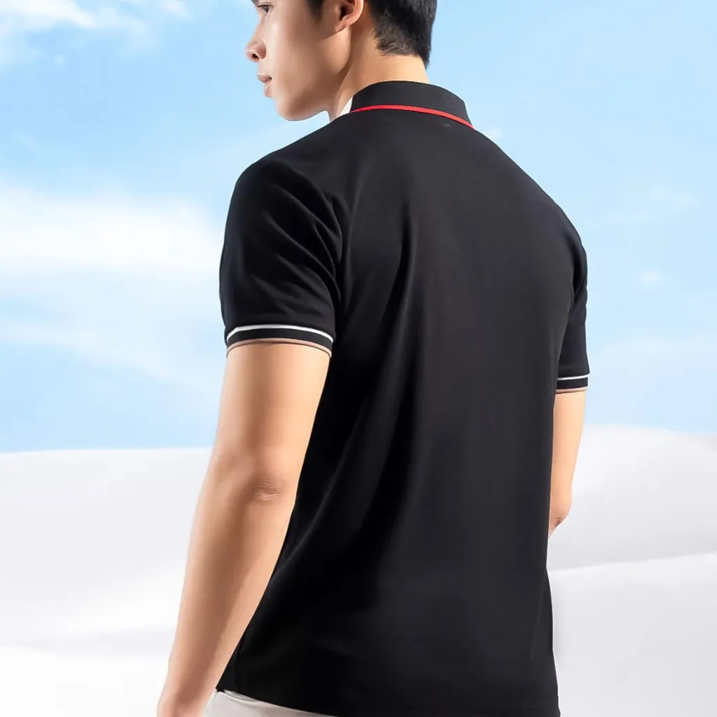 Ảnh Áo polo nam cộc tay Phan Nguyễn, chất liệu cao cấp thoáng mát, ngăn mùi, thiêt kế form xuông thoải mái, hiện đại APC.208 2