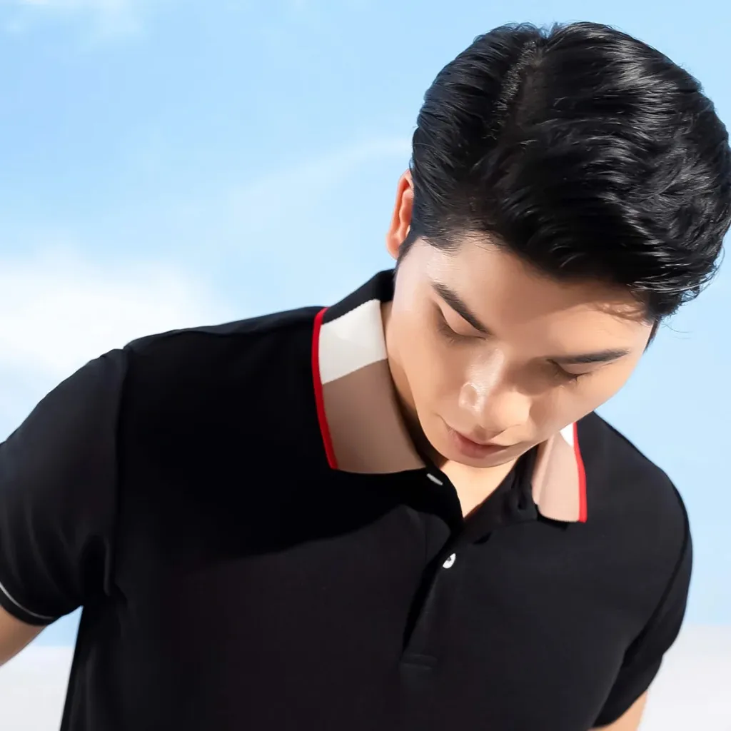 Ảnh Áo polo nam cộc tay Phan Nguyễn, chất liệu cao cấp thoáng mát, ngăn mùi, thiêt kế form xuông thoải mái, hiện đại APC.208 4