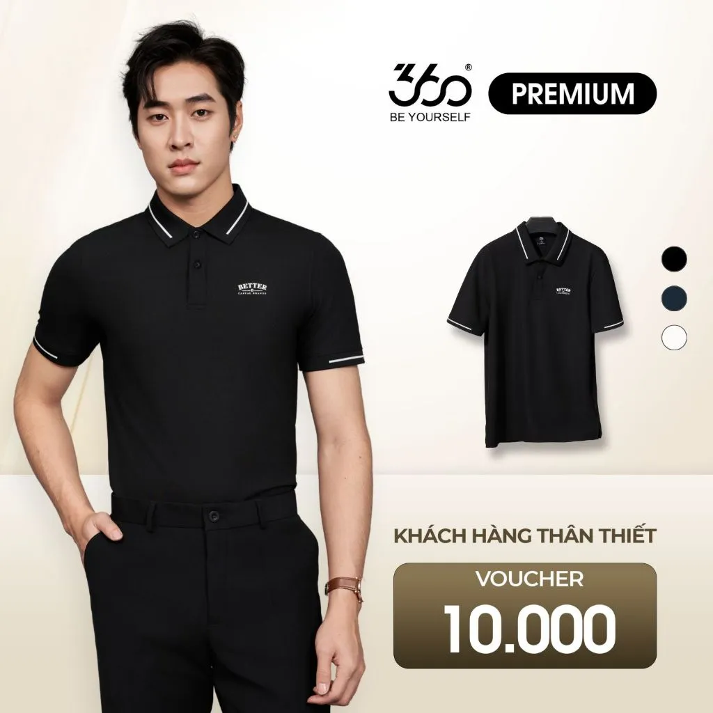 Ảnh Áo polo nam COOL TOUCH 360 Boutique áo phông nam cao cấp, thoáng khí, mềm mịn - POHTK602 1