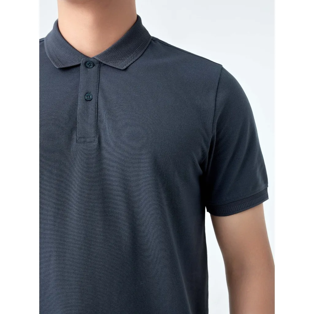 Ảnh Áo Polo Nam Cotton 5S FASHION, Phom Regular Trơn Basic, Màu Sắc Dễ Phối (APC24008) 2
