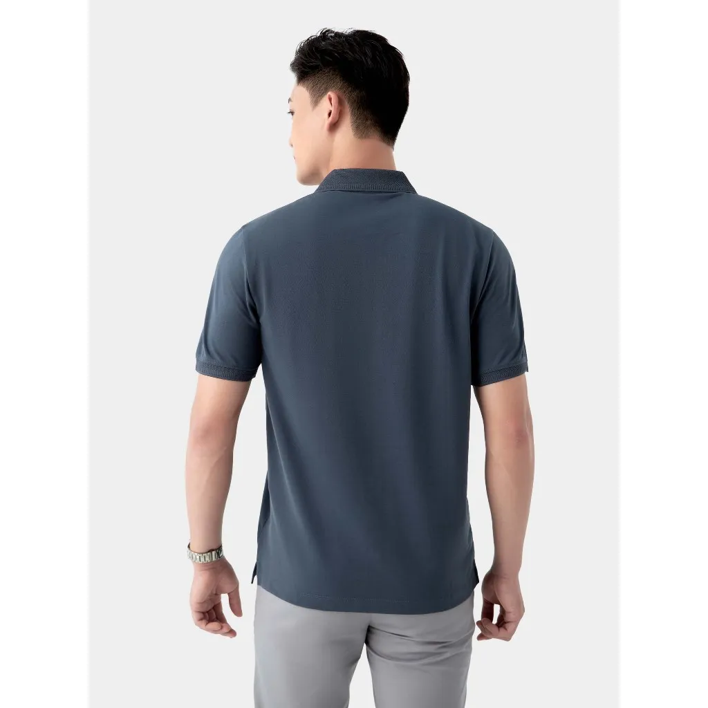 Ảnh Áo Polo Nam Cotton 5S FASHION, Phom Regular Trơn Basic, Màu Sắc Dễ Phối (APC24008) 4