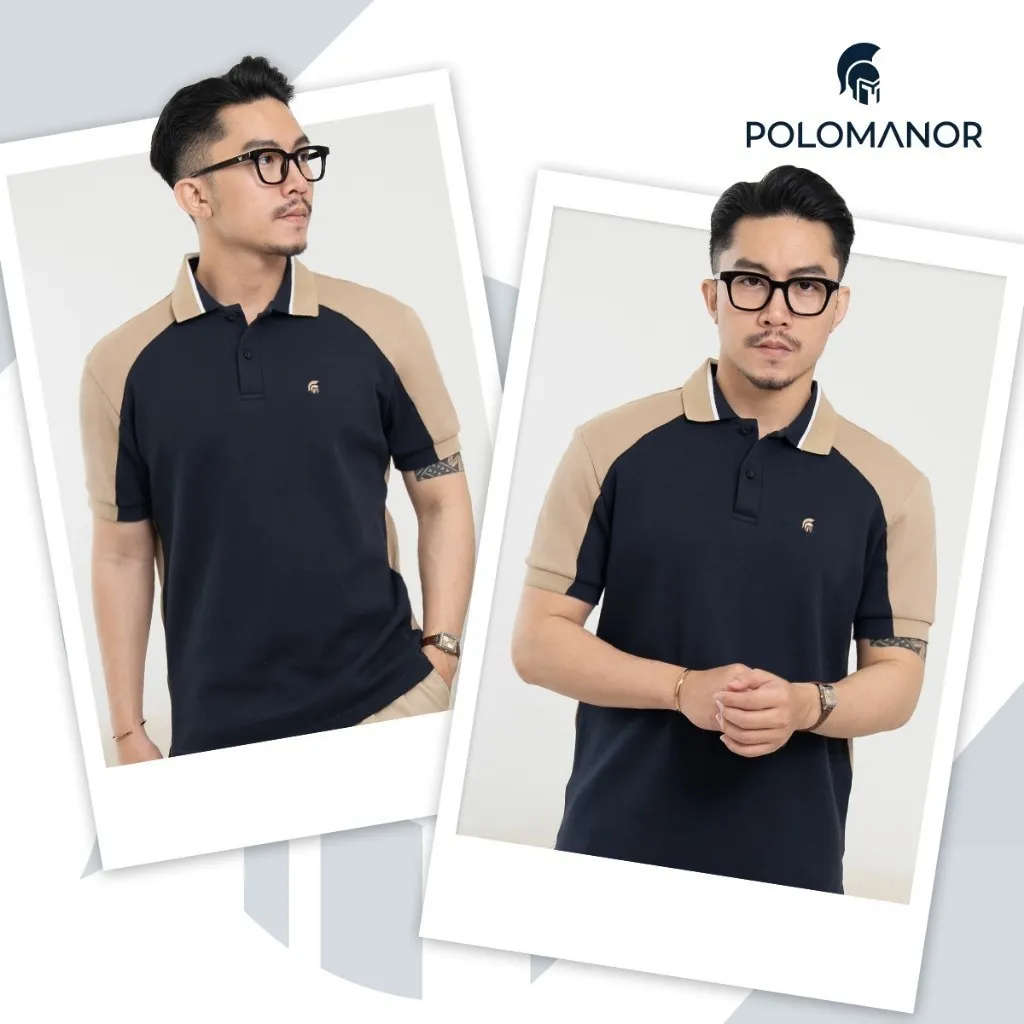 Ảnh Áo polo nam DENNI, vải cá sấu cotton interlock cao cấp, thanh lịch sang trọng - POLOMANOR 3