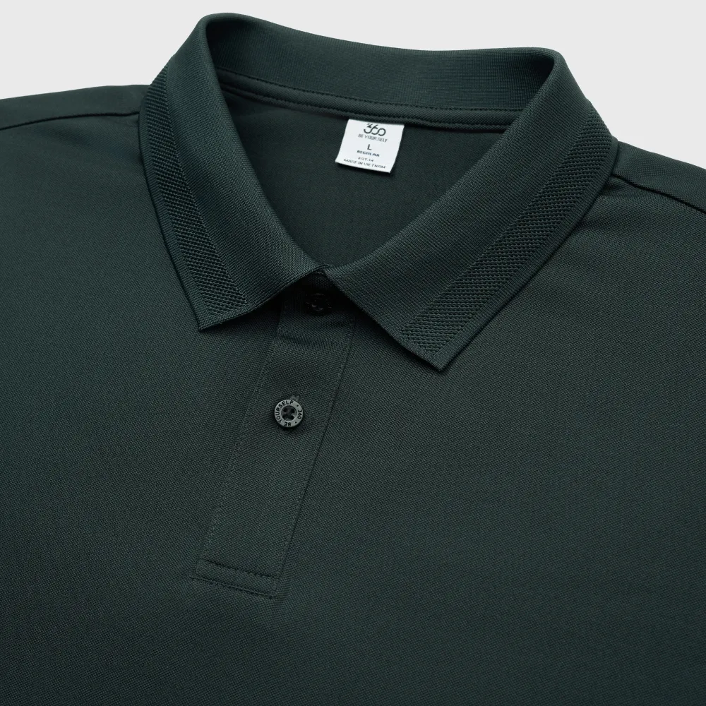 Ảnh Áo polo nam dệt kim trẻ trung 360 Boutique áo thun polo nam có cổ COOL TOUCH, có bigsize - POTOL516 2