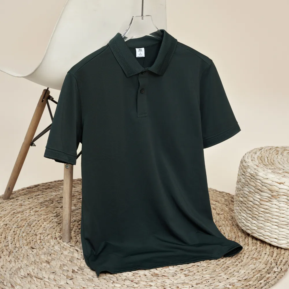 Ảnh Áo polo nam dệt kim trẻ trung 360 Boutique áo thun polo nam có cổ COOL TOUCH, có bigsize - POTOL516 4