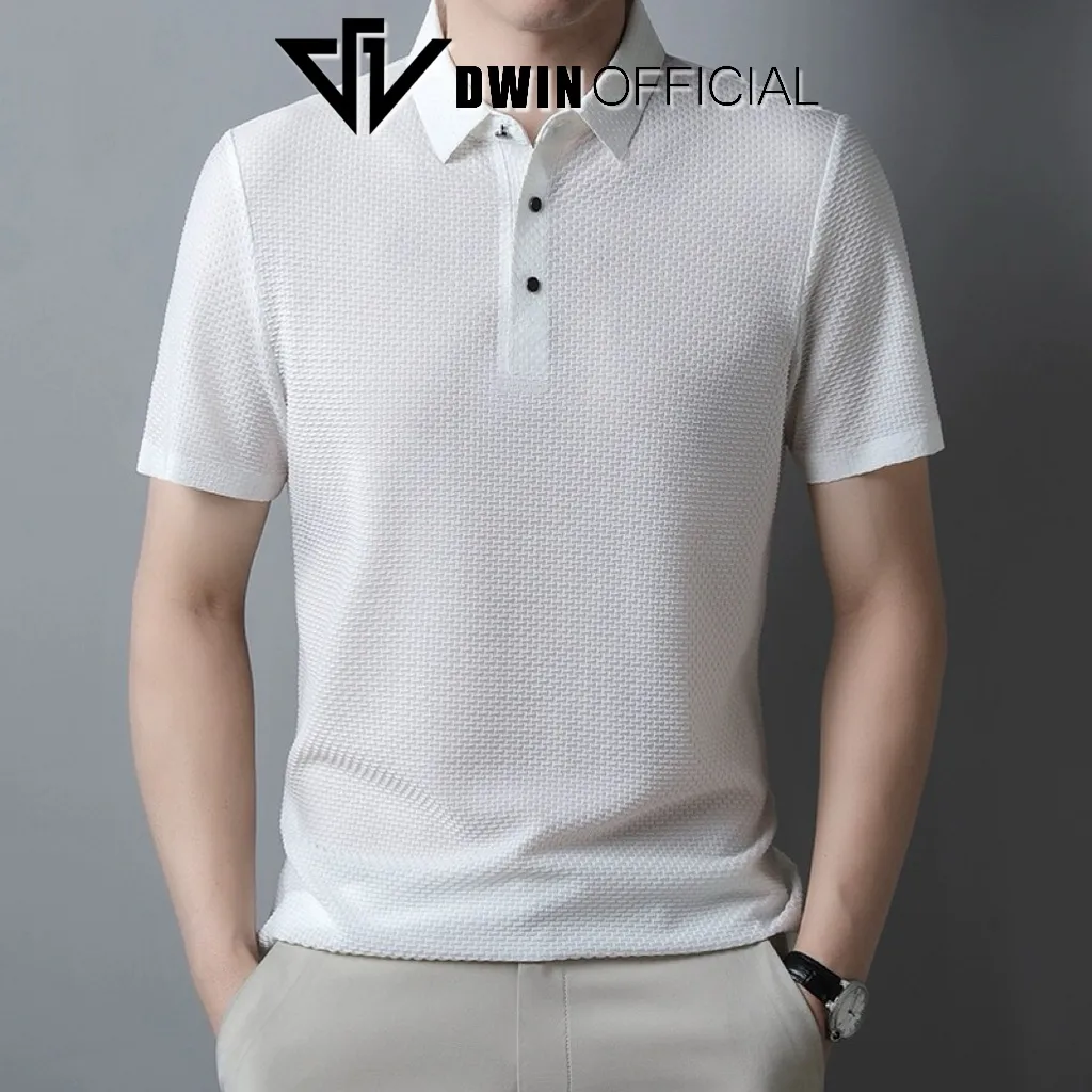 Ảnh Áo polo nam DWIN basic chất vải tuyết băng thoáng mát cao cấp chống nhăn local brand 3