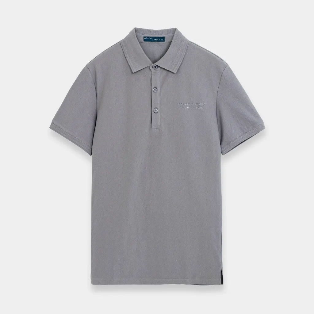 Ảnh Áo polo nam form REGULAR BEN & TOD 22157 vải thun cotton nam tính chỉnh chu sang trọng thanh lịch 2