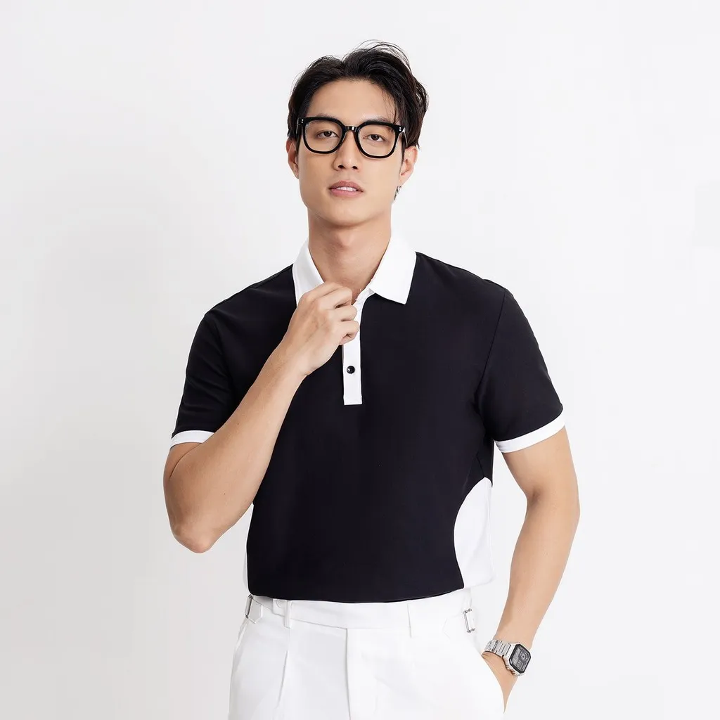 Ảnh Áo Polo Nam FORM REGULAR R1300 BD221 BEN & TOD chất cotton cao cấp thanh lịch đơn giản thoáng mát 1