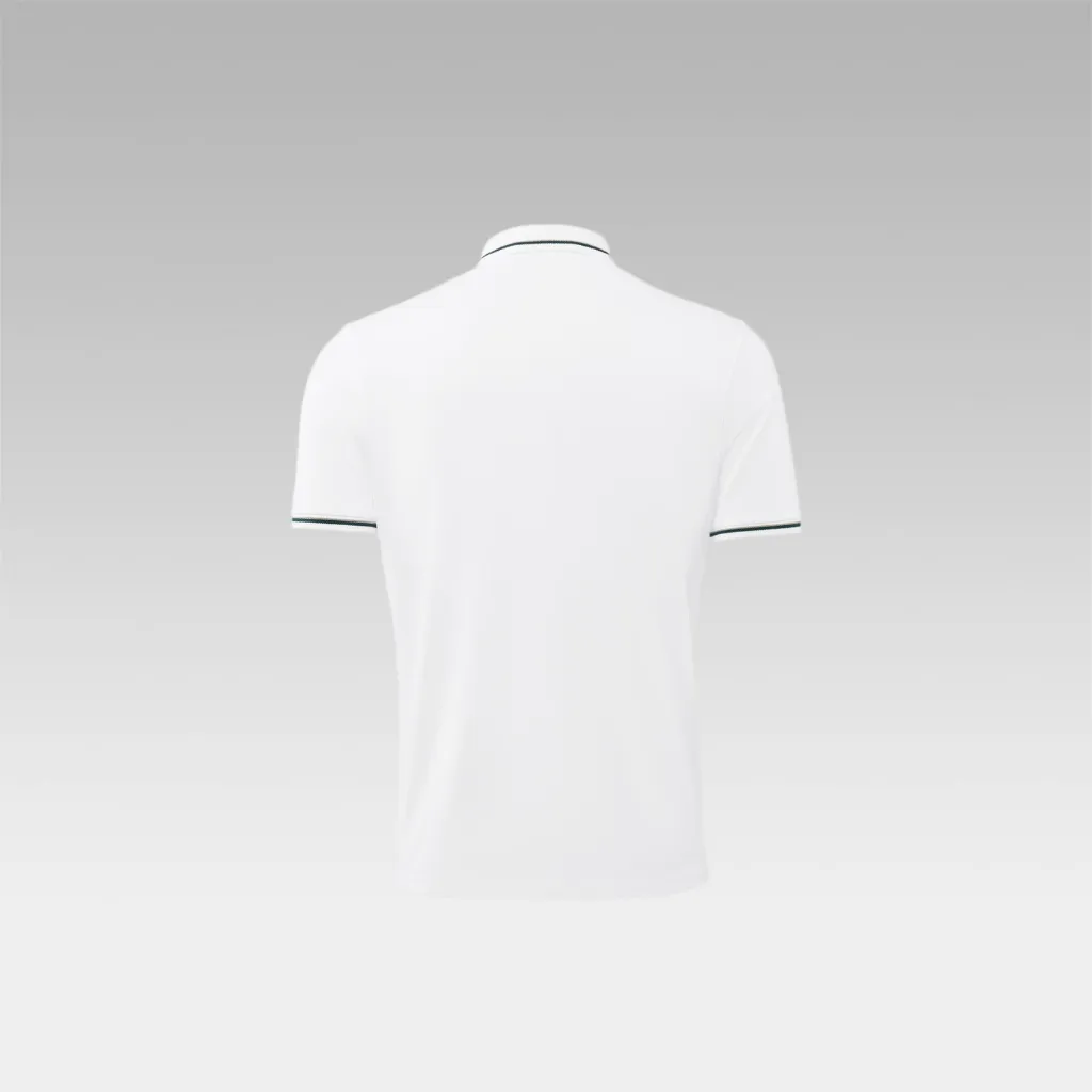 Ảnh Áo POLO nam HLA Sportsday chơi golf, tennis họa tiết viền, chất liệu cotton Pique cao cấp thoáng mát mềm nhẹ 4