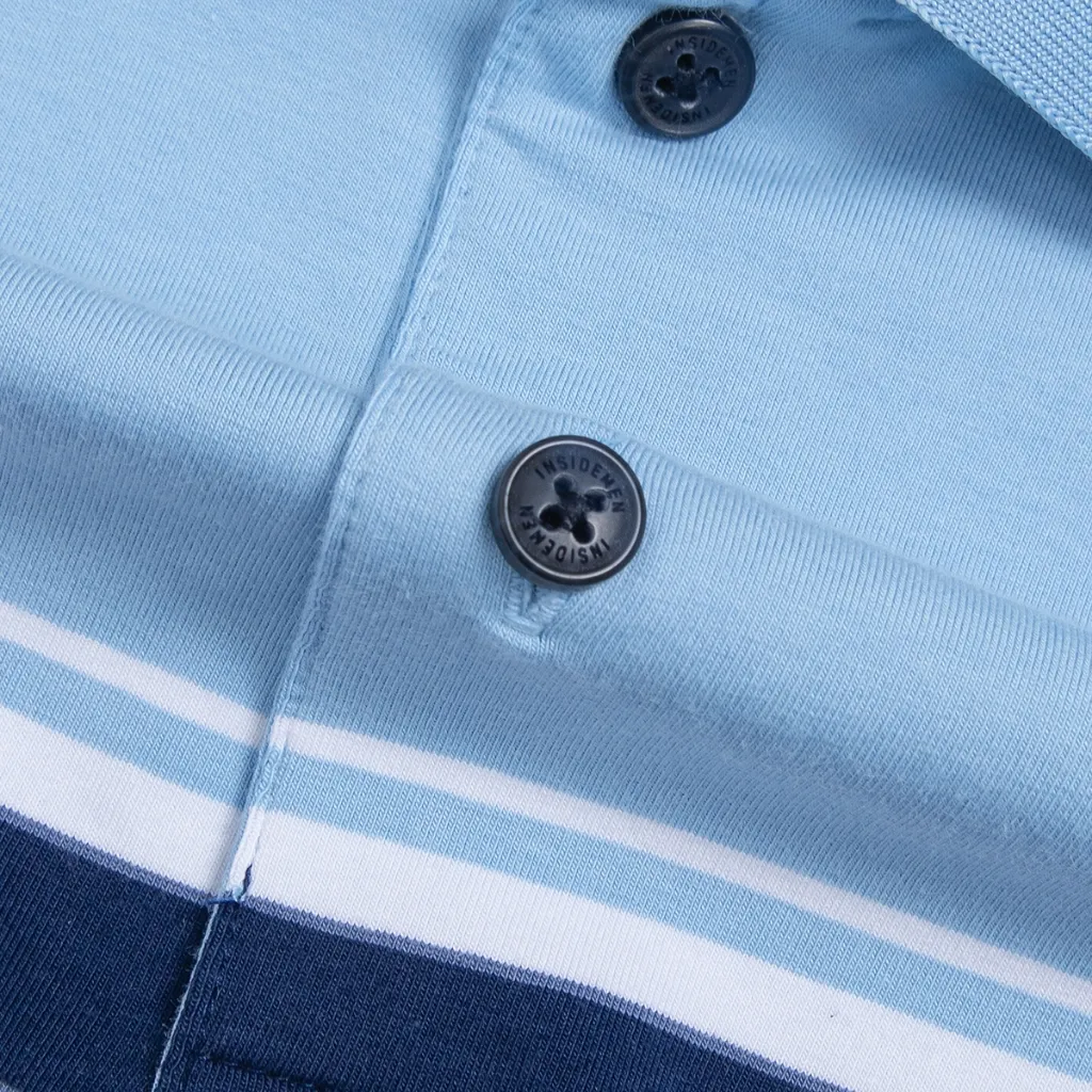 Ảnh Áo Polo Nam INSIDEMEN Slim Fit thiết kế vải cá sấu cotton cao cấp ngắn tay cực sang trọng và lịch lãm IPS046S3 3
