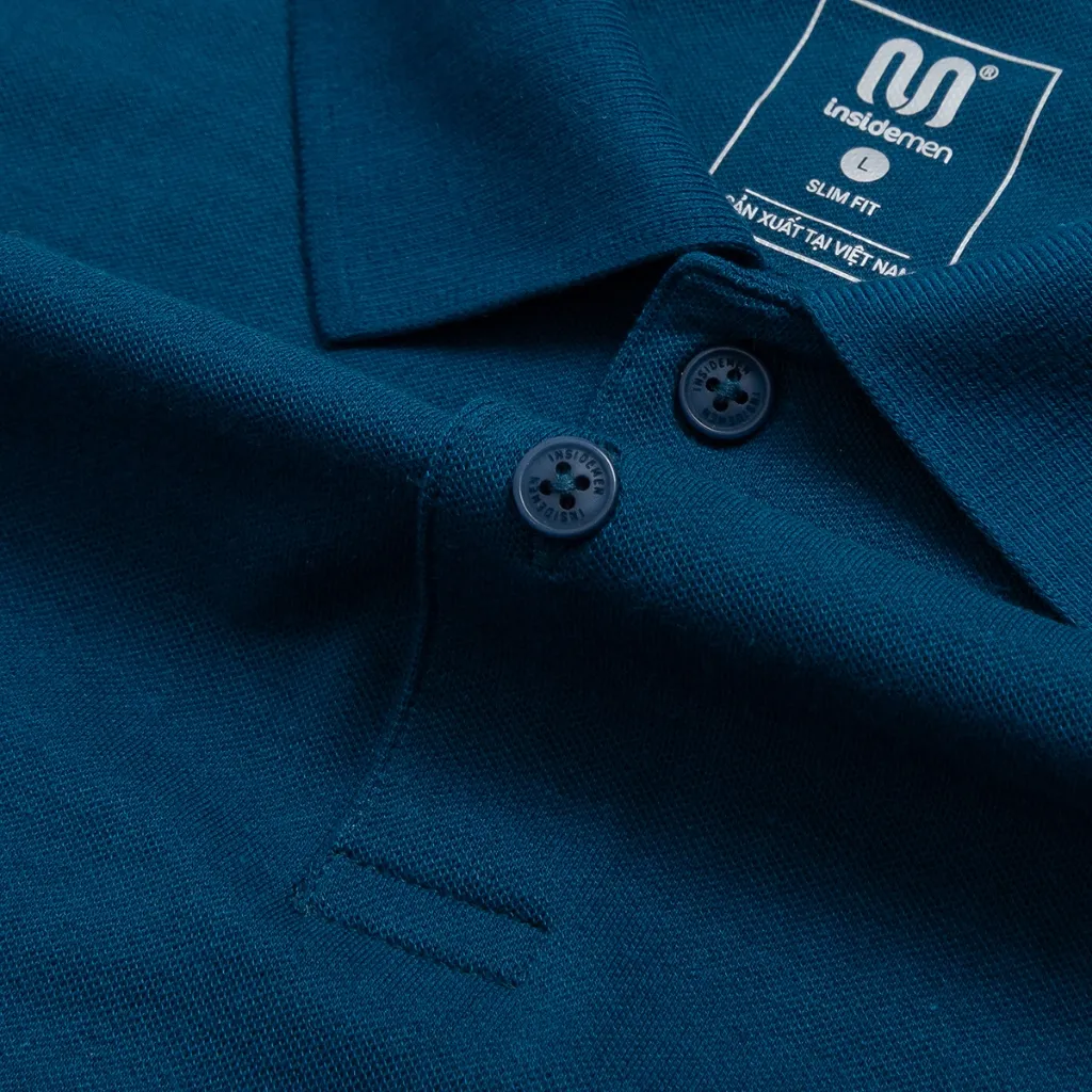 Ảnh Áo Polo Nam INSIDEMEN Tay Ngắn Họa Tiết In Slim fit IPS006AZ 2
