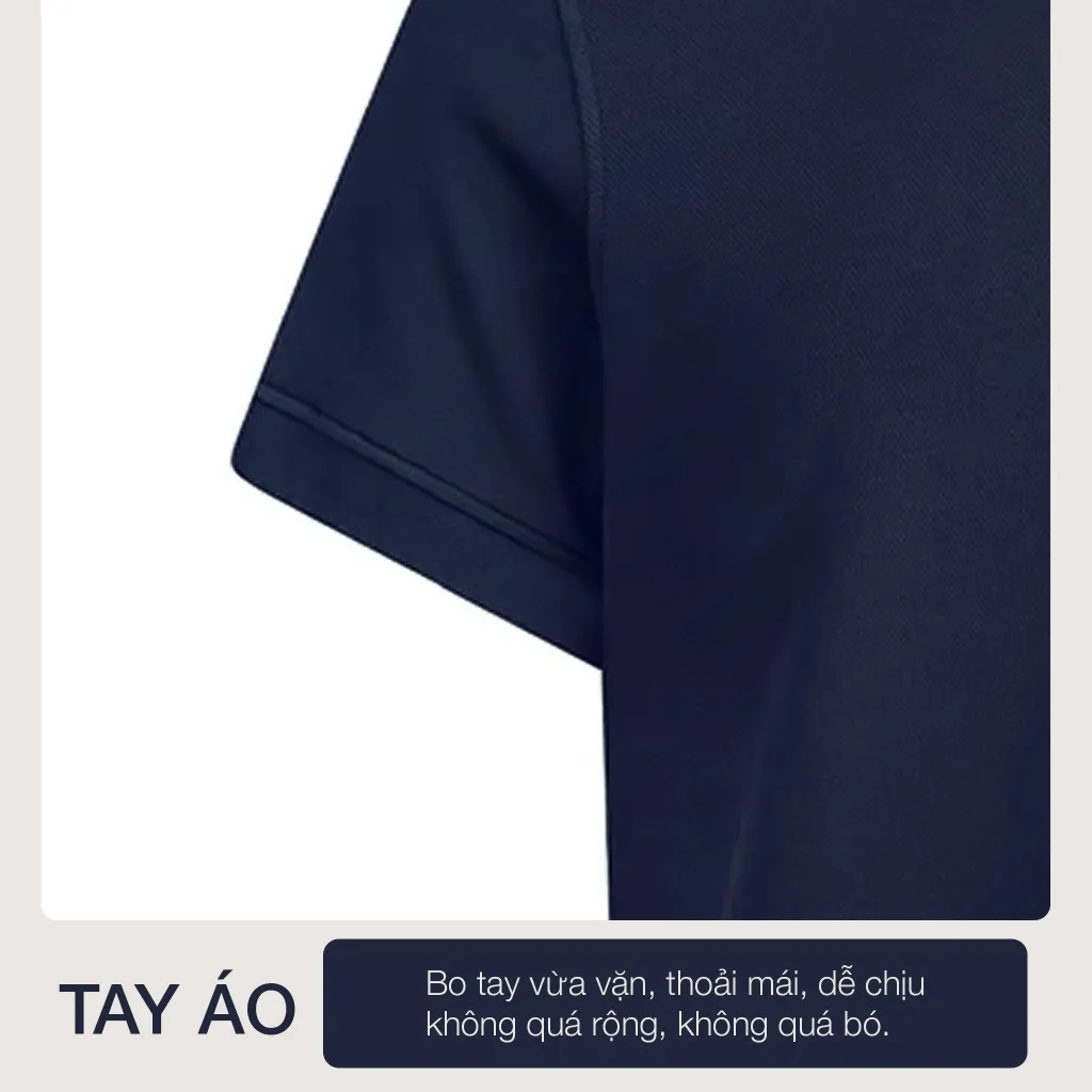 Ảnh Áo polo nam JBAGY phối cổ sọc nam chất liệu Cá sấu Cotton Cao Cấp - JP0101V 4