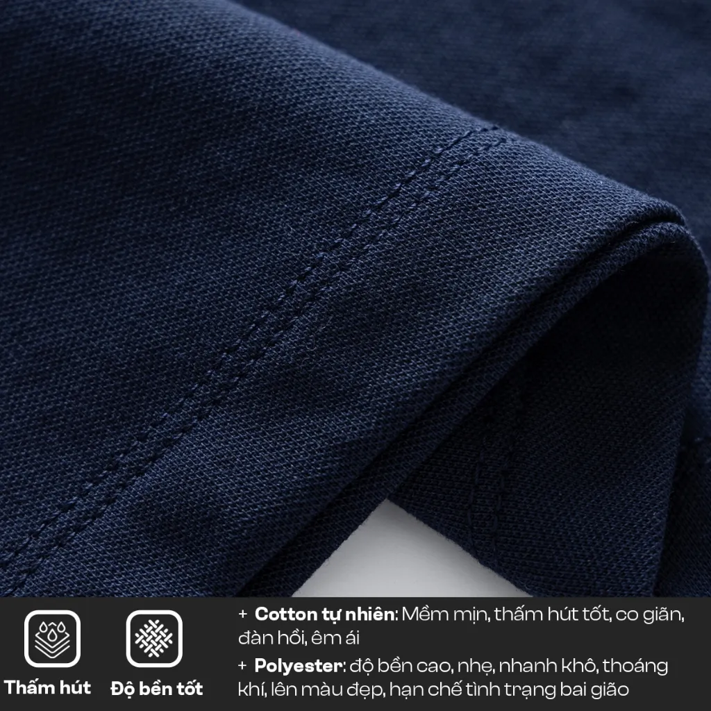 Ảnh Áo Polo Nam MIX-COLOR Ngắn Tay 5S FASHION Cotton Mát Lạnh, Thoáng Khí, Lịch Lãm APC25033 3
