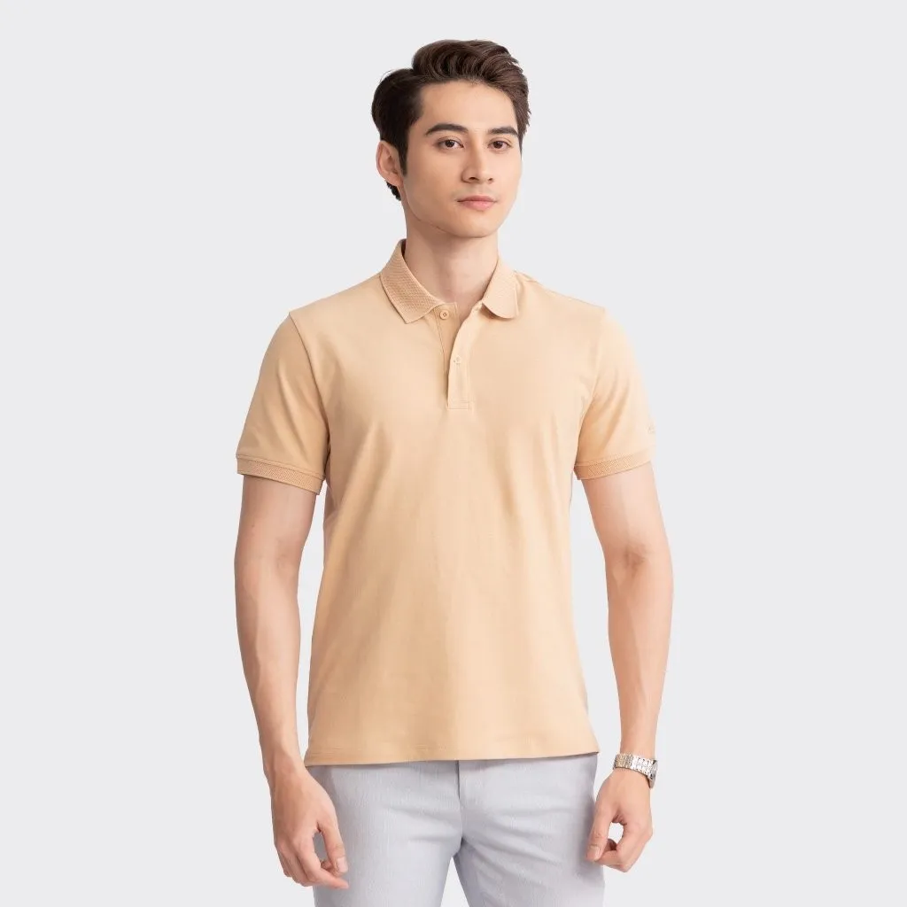 Ảnh Áo Polo Nam Ngắn Tay Co Dãn Thoáng Mát Aristino Cotton Organic APSR09 4