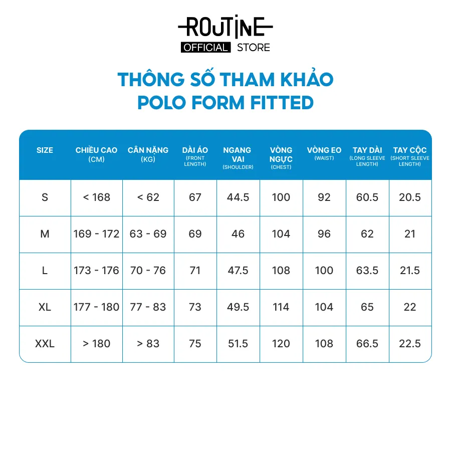 Ảnh Áo Polo Nam Ngắn Tay Phối Cổ Form Fitted - Routine 10F24POL029R2 4
