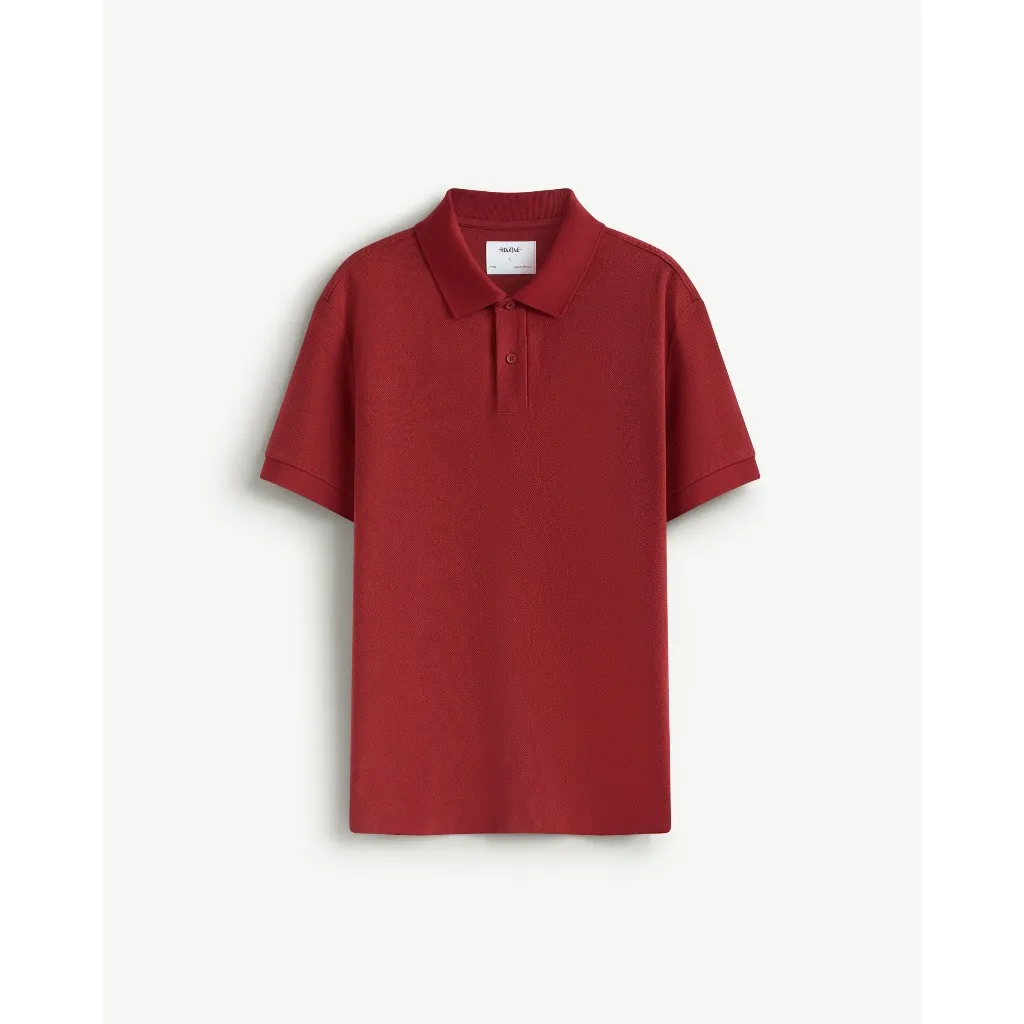 Ảnh Áo Polo Nam Ngắn Tay Trơn Form Fitted - Routine 10S25POL024 2