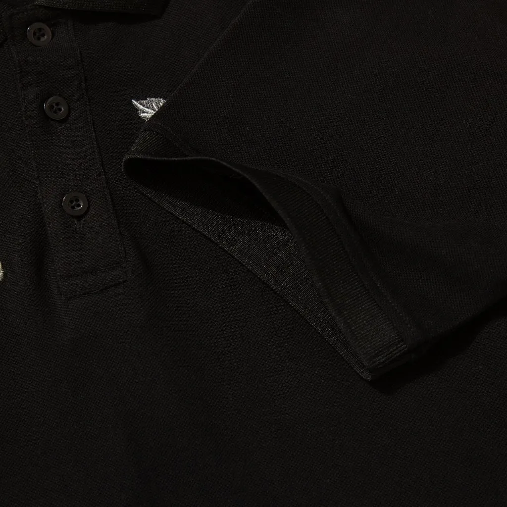 Ảnh Áo polo nam Noble tay ngắn, cổ bẻ, vải Cotton cao cấp thấm hút tốt, co giãn, họa tiết thêu vai - FEAER 4