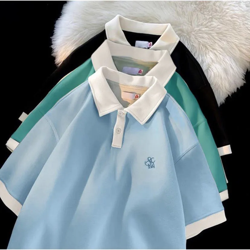 Ảnh Áo Polo Nam Nữ Thêu Chữ SCLA NAD Unisex - Áo Cổ Bẻ Chất Cotton Cá Sấu Mềm Và Mát Cực Chất 4