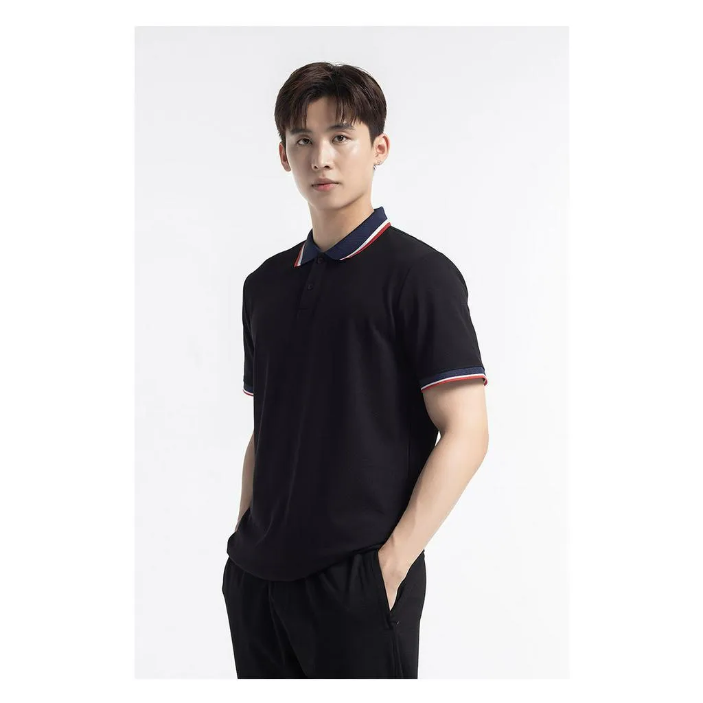 Ảnh Áo Polo Nam Đơn Giản Thời Trang Màu Trắng Đen Thương Hiệu Y2010 The Style Of No Style 21849 |YaMe| 3